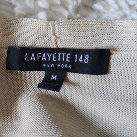 Lafayette 148 Ombré Open Duster Cardigan Chic Boho Gradient Transitional Sweater - Picture 11 of 12